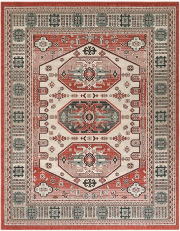 7' 10 x 10' Calvin · Border Outdoor Rug, multi