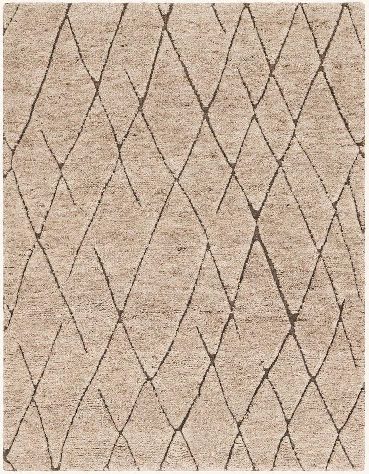 Detail image of 4' 1 x 6' 1 Atlas Moroccan Wool Rug