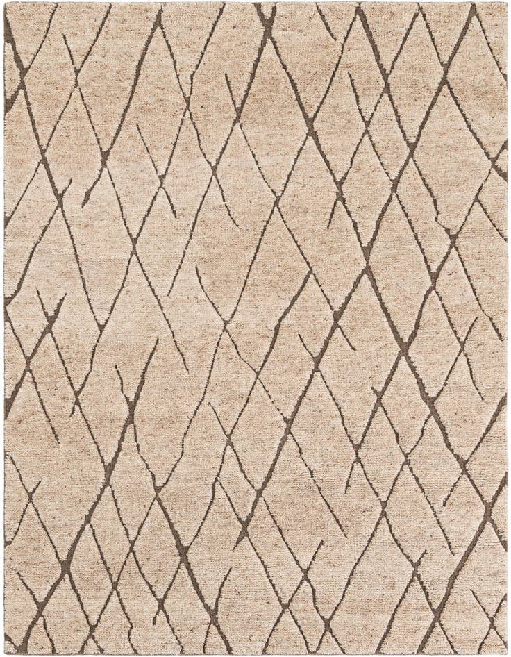 Detail image of 5' 1 x 8' Atlas Moroccan Wool Rug