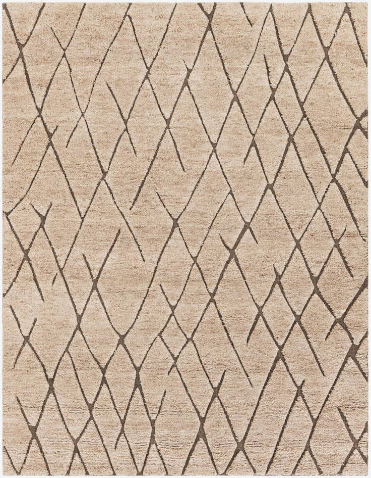Detail image of 6' 1 x 9' Atlas Moroccan Wool Rug