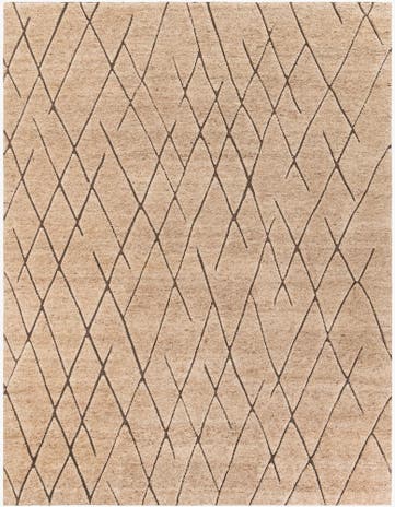 Camel Brown Atlas Moroccan Wool Rug