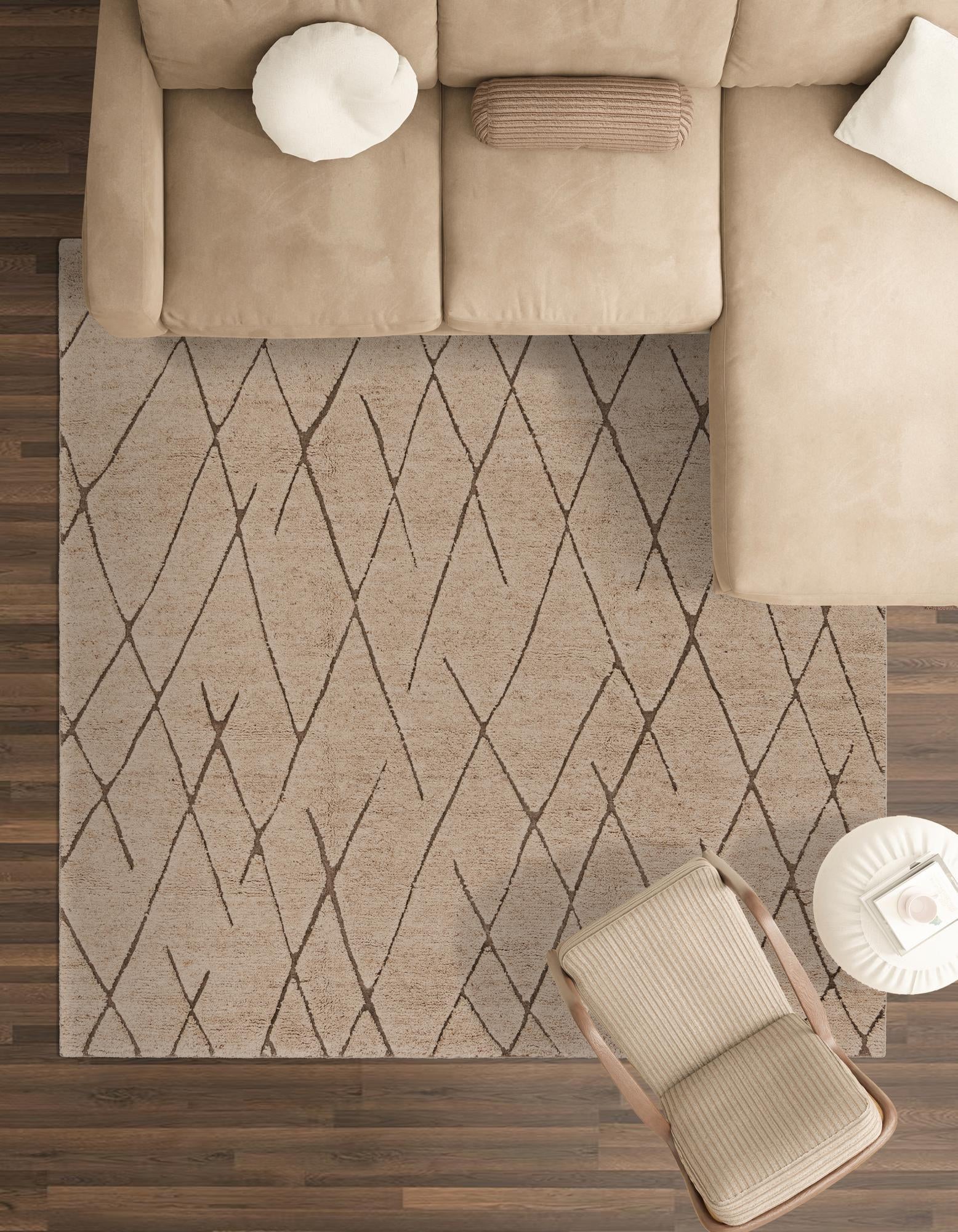 12' x 12' Atlas Moroccan Wool Square Rug