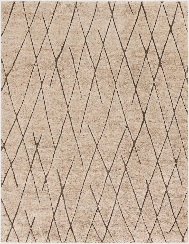 Detail image of 7' 10 x 7' 10 Atlas Moroccan Wool Square Rug