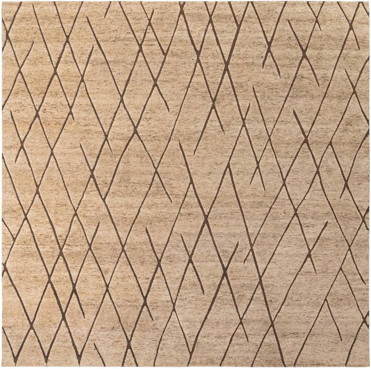 Detail image of 12' x 12' Atlas Moroccan Wool Square Rug
