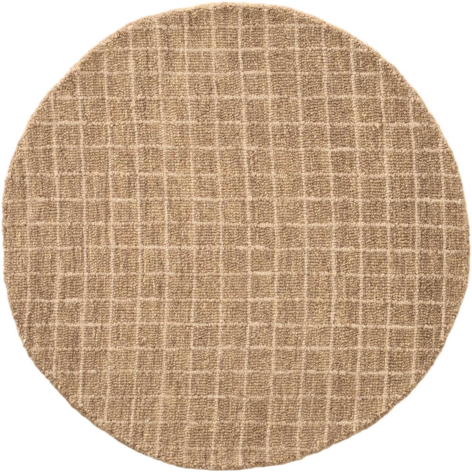 3' 3 x 3' 3 Heritage Line Wool Round Rug