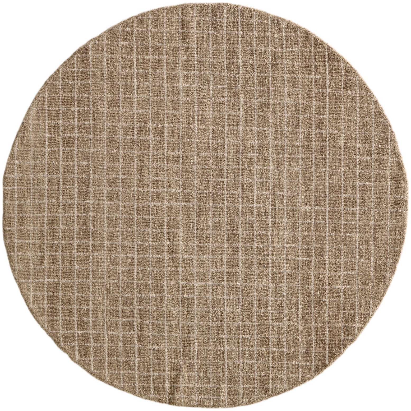 5' 1 x 5' 1 Heritage Line Wool Round Rug