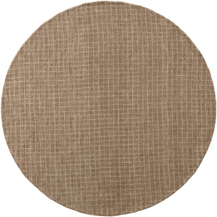 Detail image of 8' x 8' Heritage Line Wool Round Rug