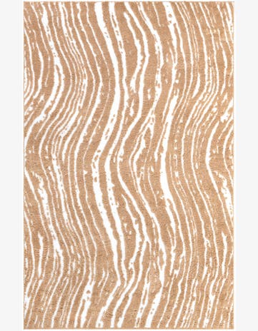 Caramel and Ivory Sepia Rug