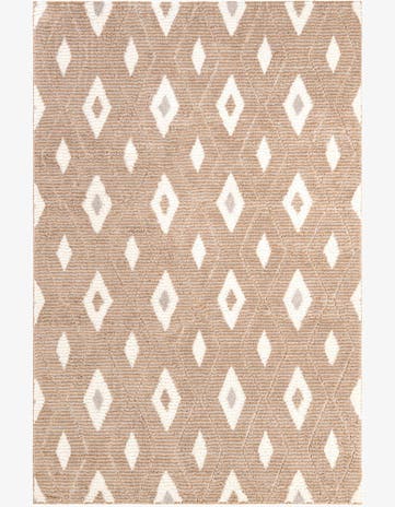 Caramel and Ivory Sepia Rug