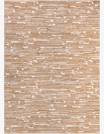 Caramel and Ivory Sepia Rug