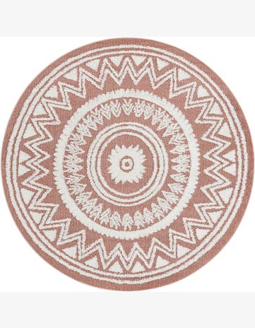 Carlin · Medallion rug, pink