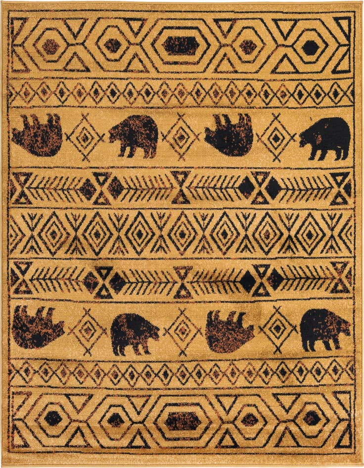 Detail image of 5' 3 x 5' 3 Pioneer Square Rug