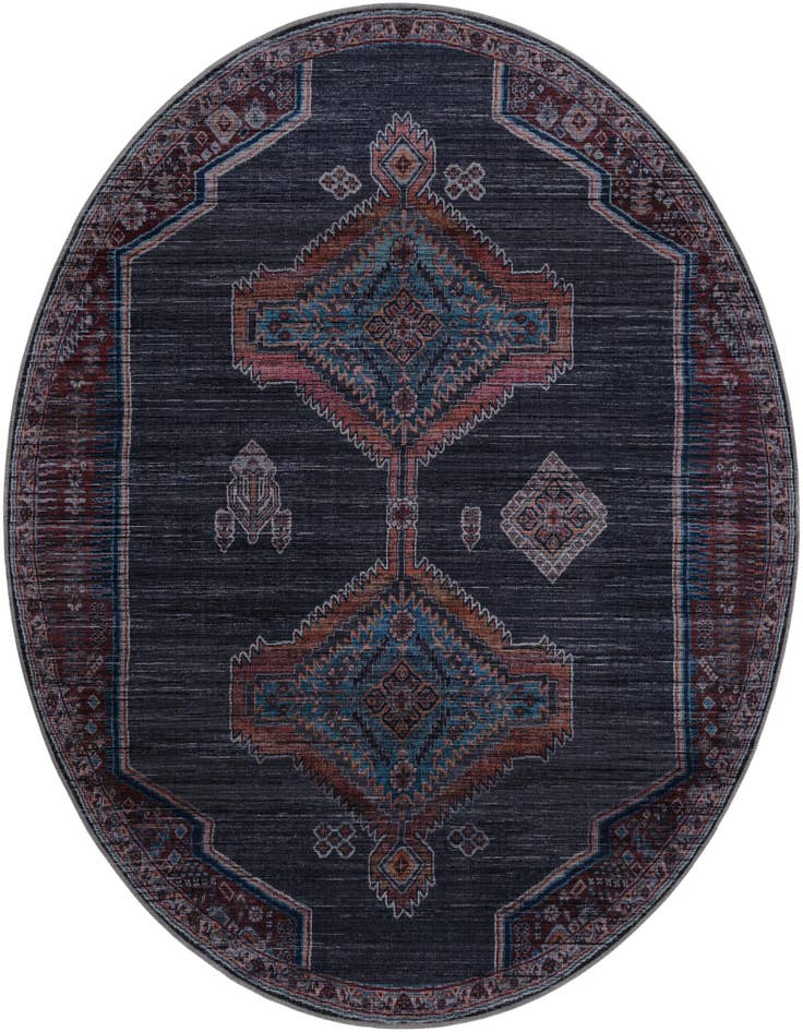 Detail image of 7' 10 x 7' 10 Washable Sisu Round Rug