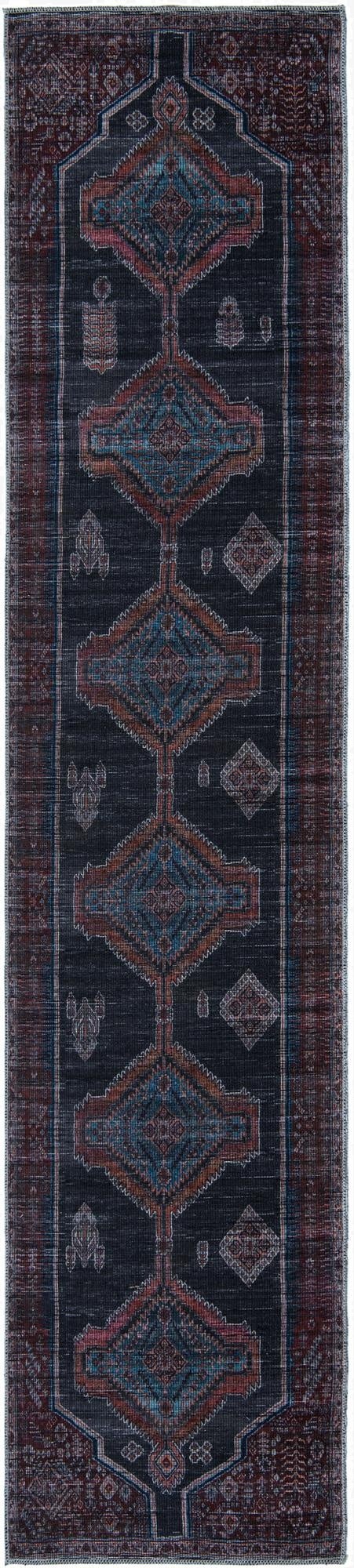 2' 7 x 12'  Washable Sisu Runner Rug