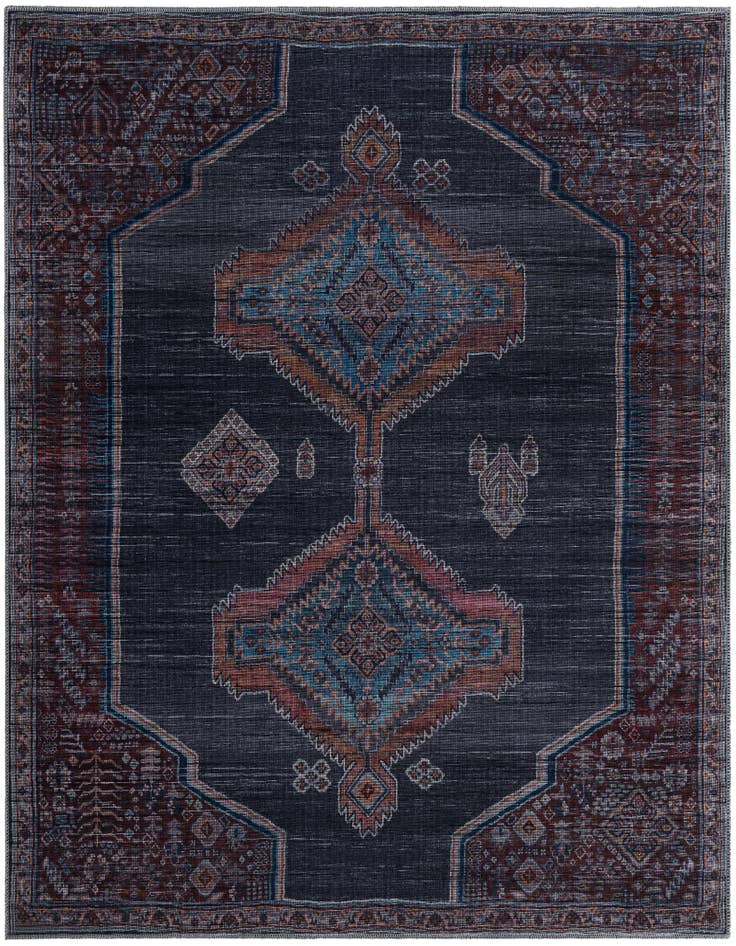 Detail image of 7' 3 x 7' 3 Washable Sisu Square Rug