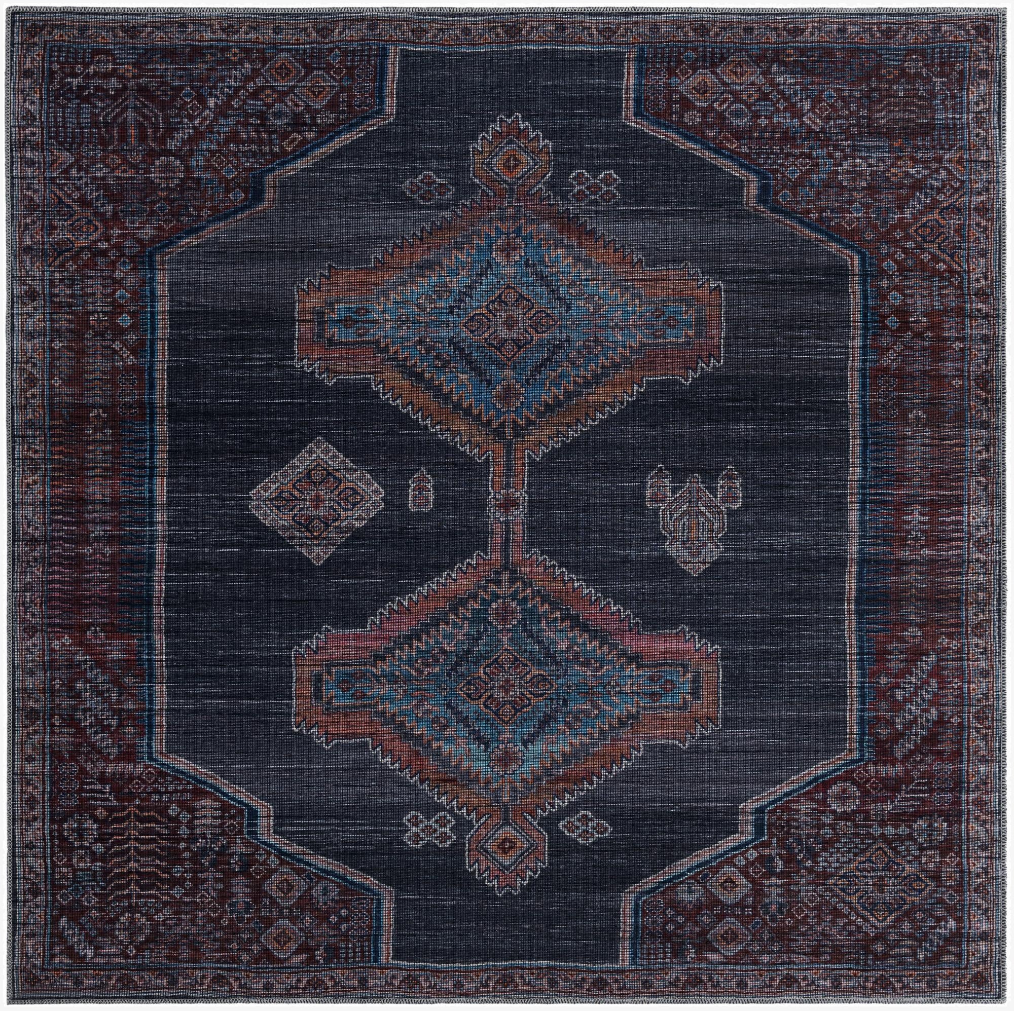 7' 3 x 7' 3  Washable Sisu Square Rug