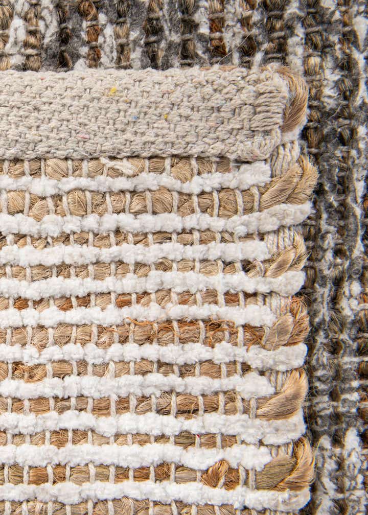 6' 1 x 9' Hand Woven Chenille Jute Rug