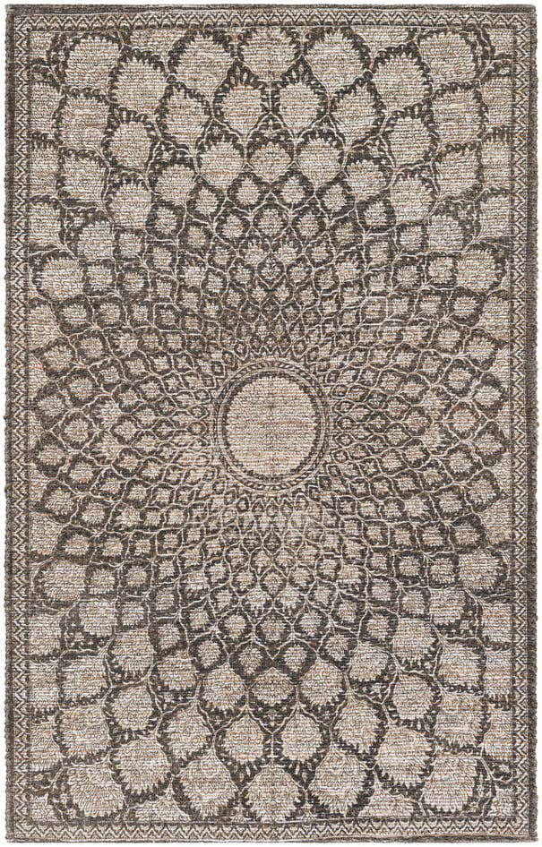 Detail image of 5' 1 x 8' Chenille Jute Rug