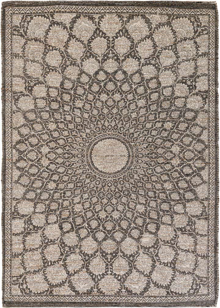 6' 1 x 9' Hand Woven Chenille Jute Rug