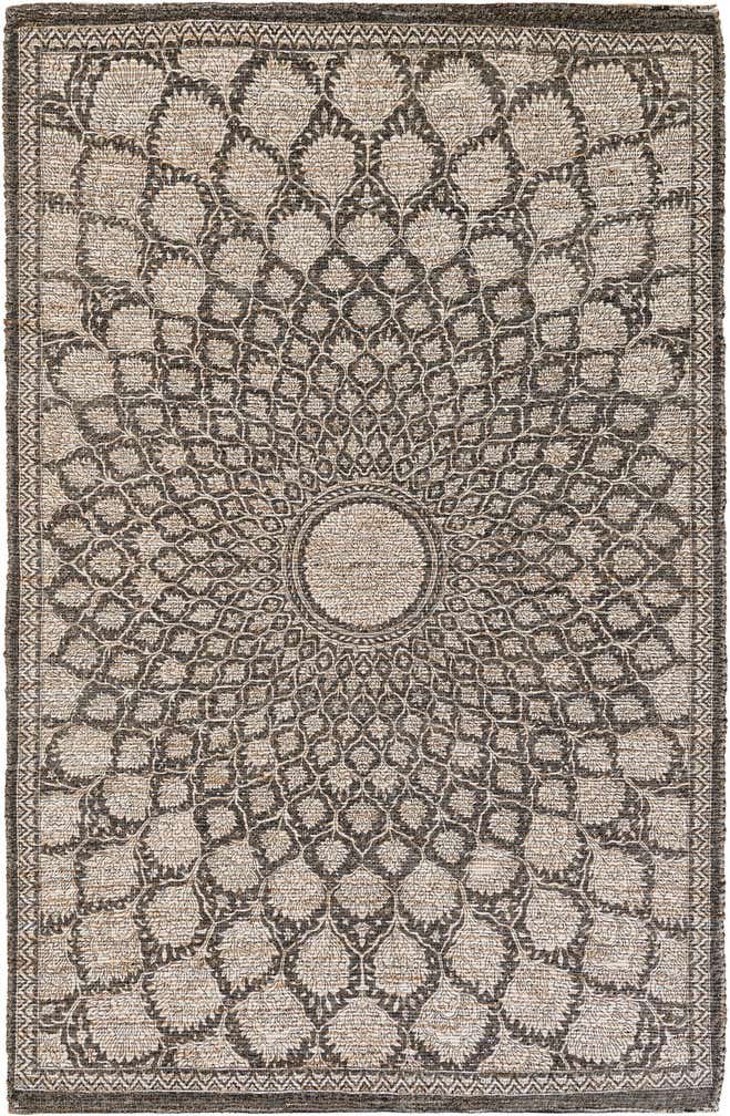 6' 1 x 9' Hand Woven Chenille Jute Rug