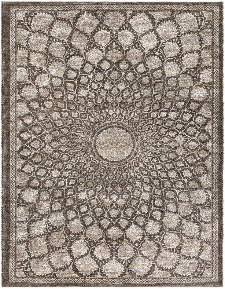 Detail image of 7' 10 x 10' Chenille Jute Rug