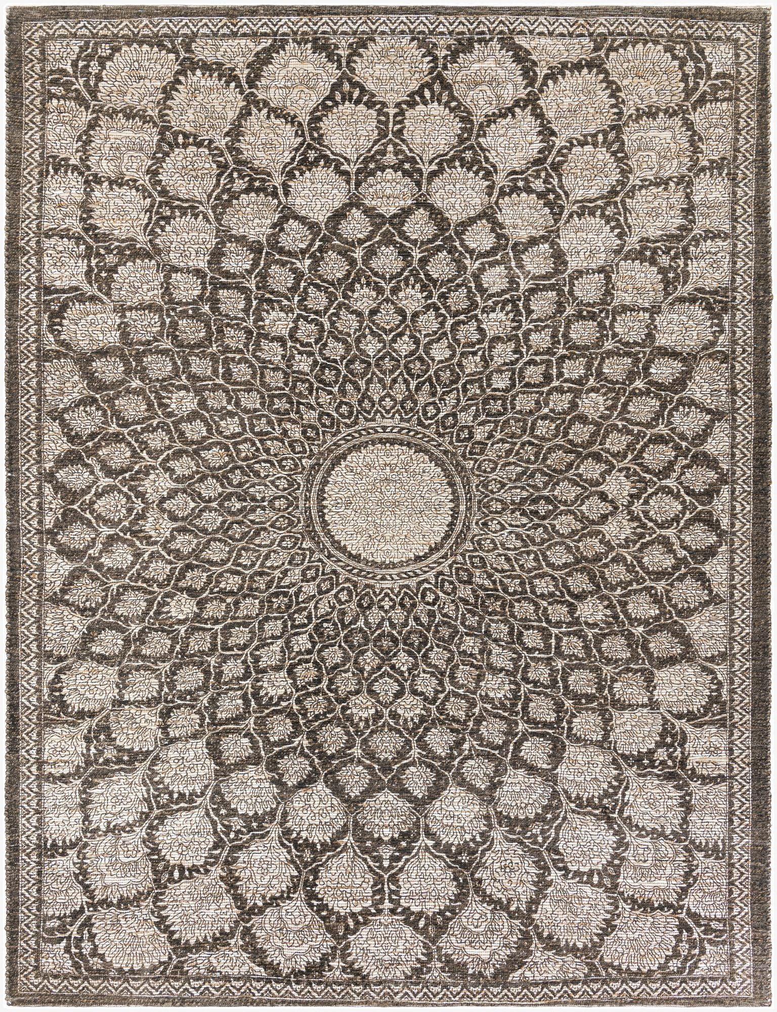 9' x 12' Chenille Jute Rug