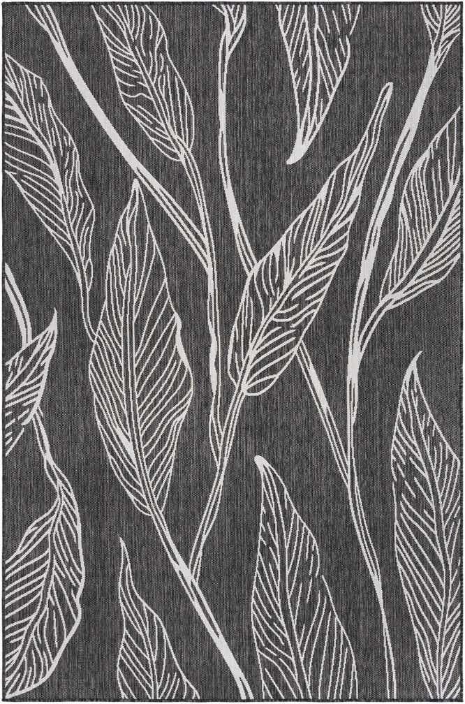 6' x 9' Easy-Clean Botanical Indoor / Outdoor Rug