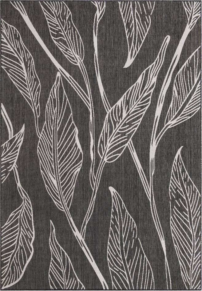 Detail image of 7' x 10' Easy-Clean Botanical Indoor / Outdoor Rug