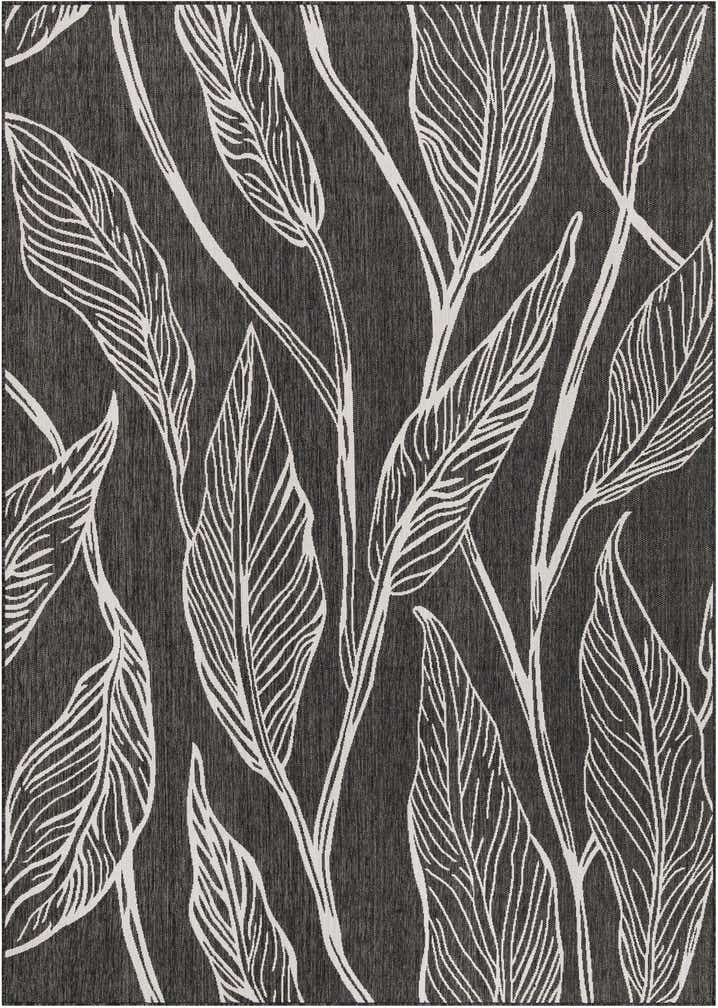 7' 10 x 11' Easy-Clean Botanical Indoor / Outdoor Rug