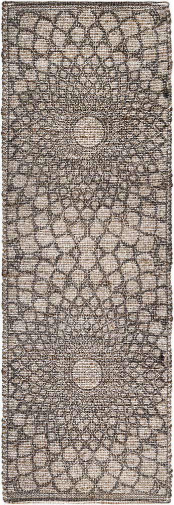 2' 2 x 6' 1 Hand Woven Chenille Jute Runner Rug