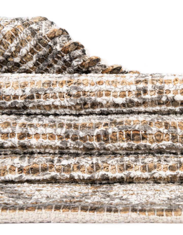 7' 10 x 7' 10 Chenille Jute Square Rug