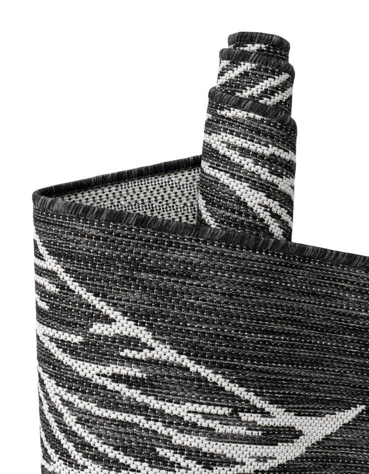 Detail image of 10' 8 x 10' 8 Easy-Clean Botanical Indoor / Outdoor Square Rug