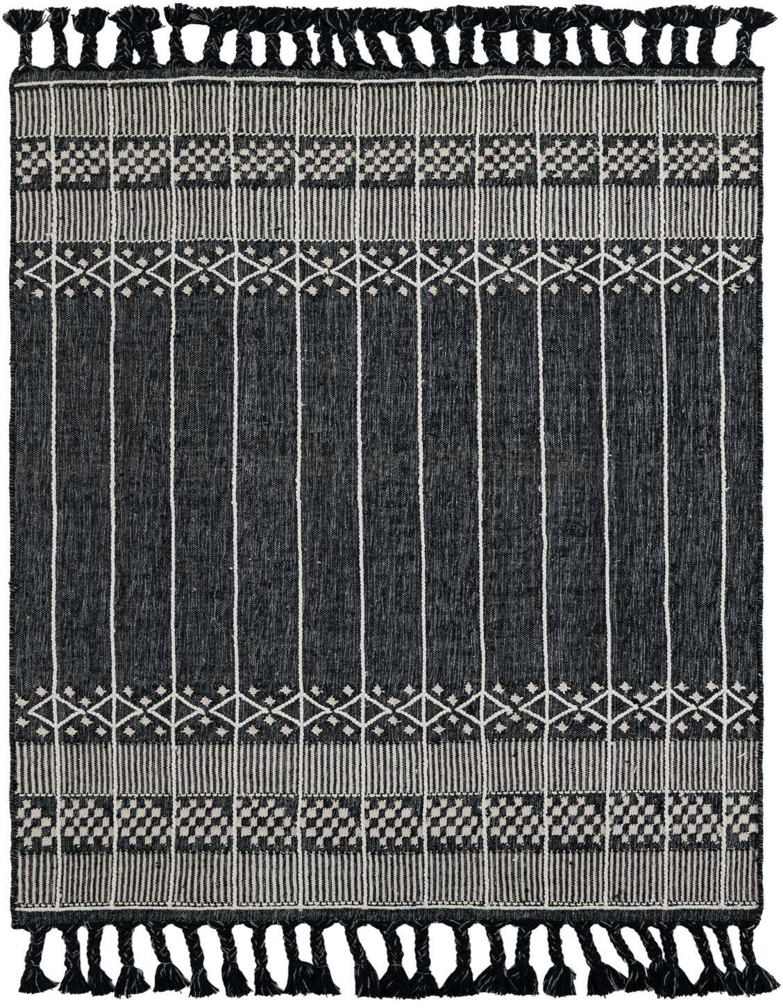 4' 1 x 6' 1 Easy-Clean Eco Bohemian Indoor / Outdoor Rug