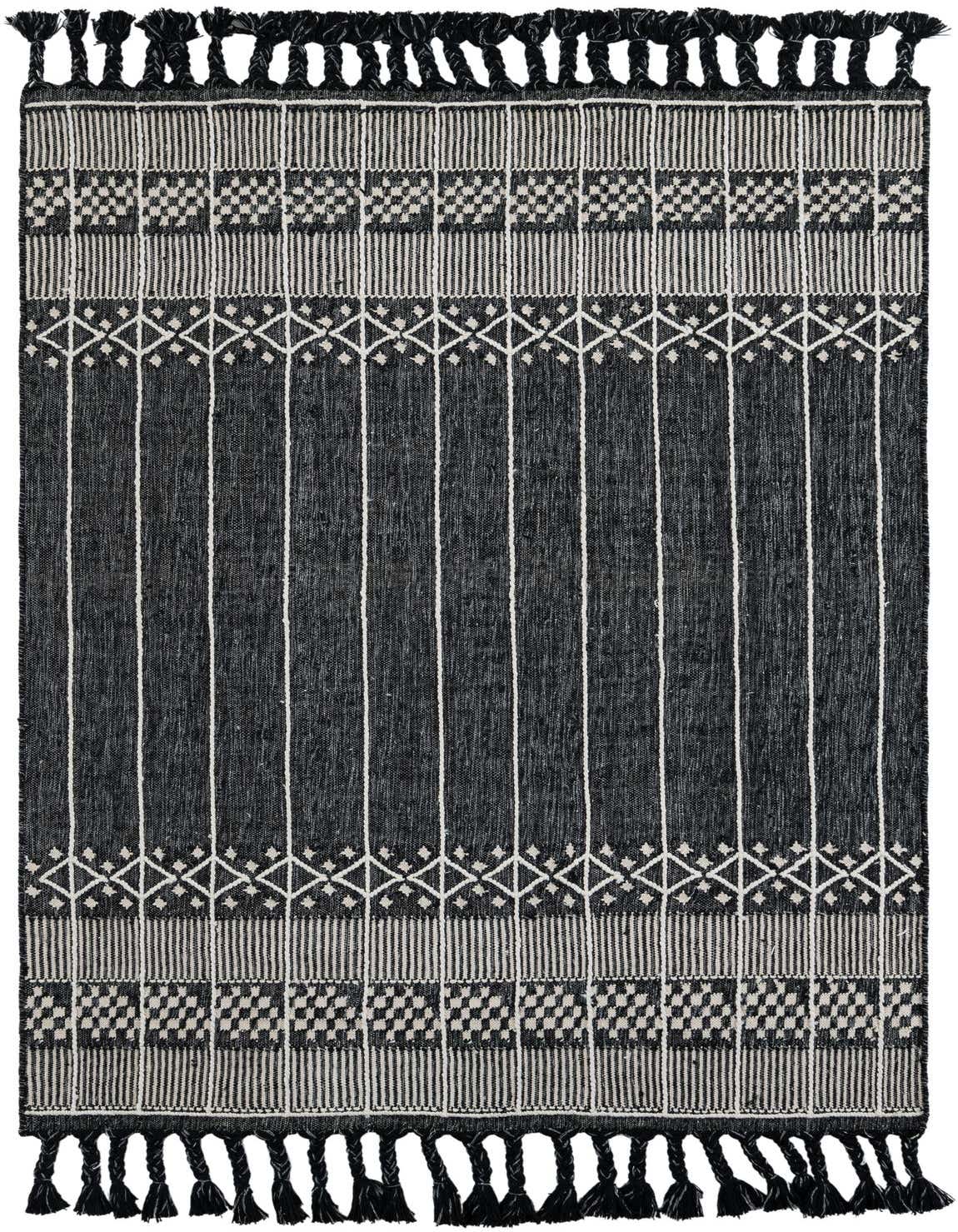 5' 1 x 8' Easy-Clean Eco Bohemian Indoor / Outdoor Rug