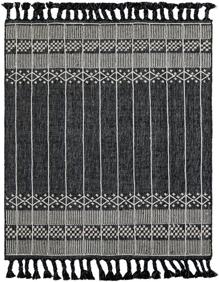 Detail image of 5' 1 x 8' Easy-Clean Eco Bohemian Indoor / Outdoor Rug