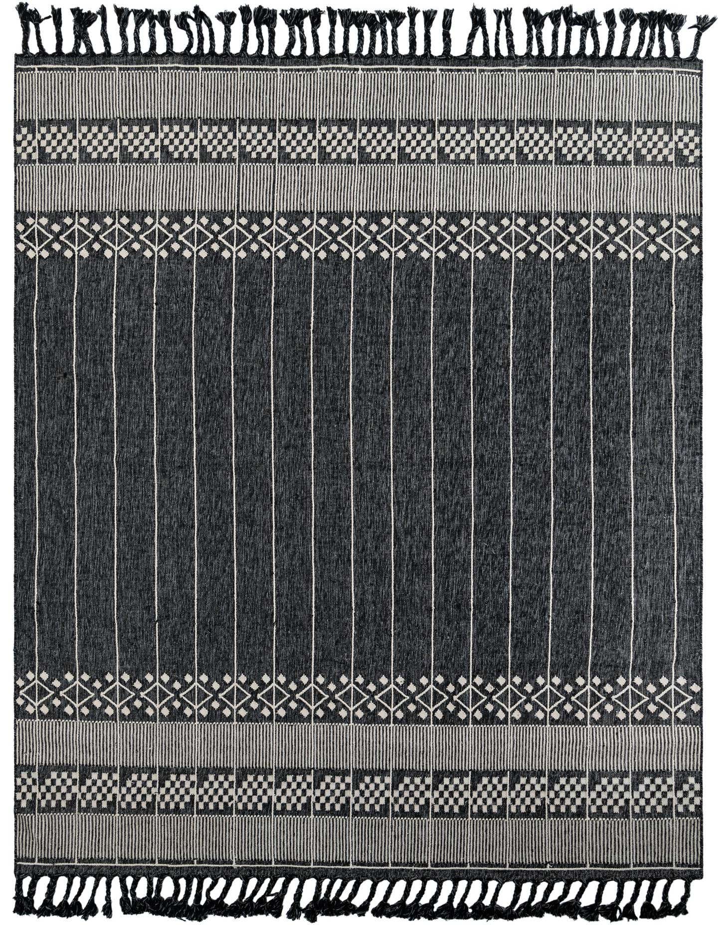9' x 12' Easy-Clean Eco Bohemian Indoor / Outdoor Rug
