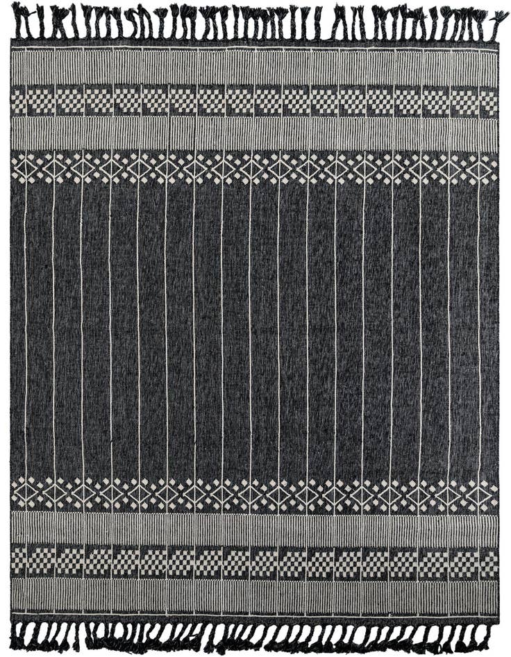 Detail image of 9' x 12' Easy-Clean Eco Bohemian Indoor / Outdoor Rug