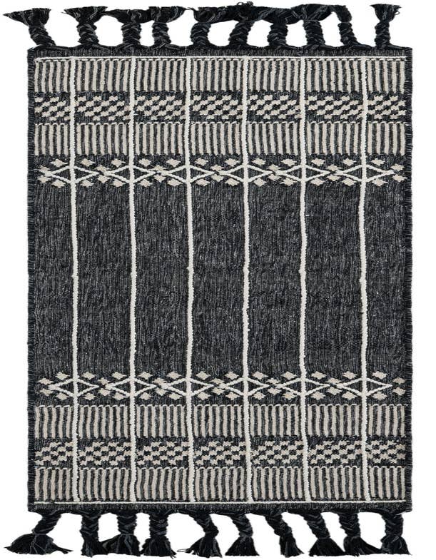 Detail image of 2' 2 x 6' 7 Easy-Clean Eco Bohemian Indoor / Outdoor Runner Rug
