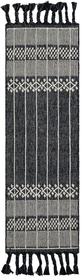 Detail image of 2' 2 x 6' 7 Easy-Clean Eco Bohemian Indoor / Outdoor Runner Rug