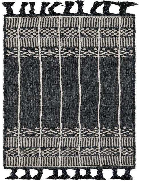 Detail image of 2' 2 x 8' 2 Easy-Clean Eco Bohemian Indoor / Outdoor Runner Rug