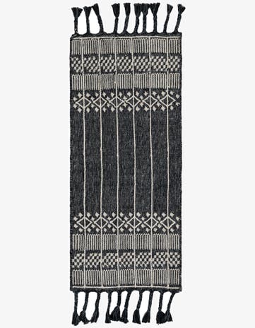 2' 2 x 5' 1 Easy-Clean Eco Bohemian Indoor / Outdoor Runner Rug