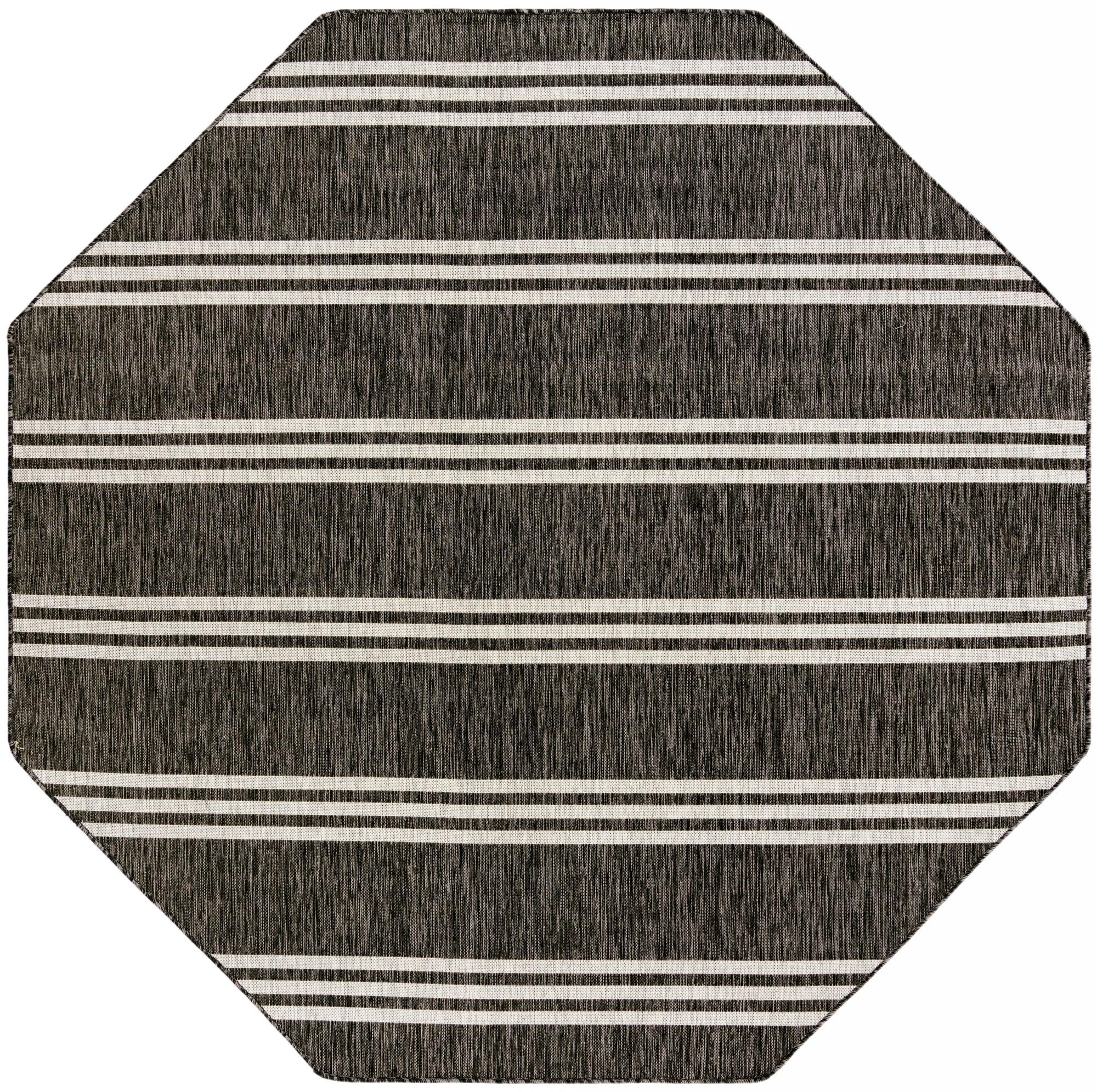 7' 10 x 7' 10 Easy-Clean Jill Zarin Anguilla Indoor / Outdoor Octagon Rug
