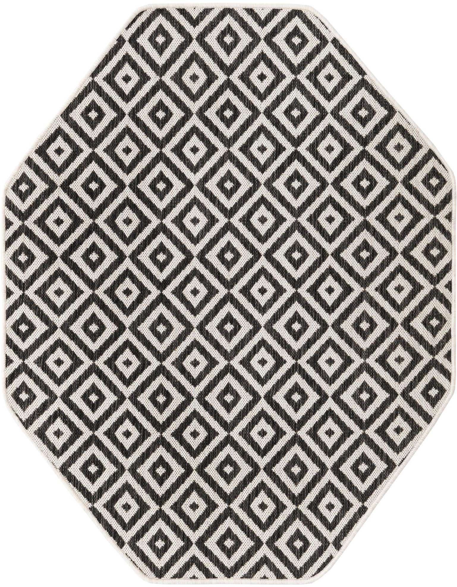 Primary image 4' x 4'  Washable Jill Zarin Costa Rica Indoor / Outdoor Octagon Rug