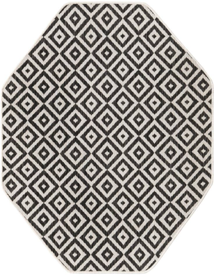 Detail image of 4' x 4' Easy-Clean Jill Zarin Costa Rica Indoor / Outdoor Octagon Rug