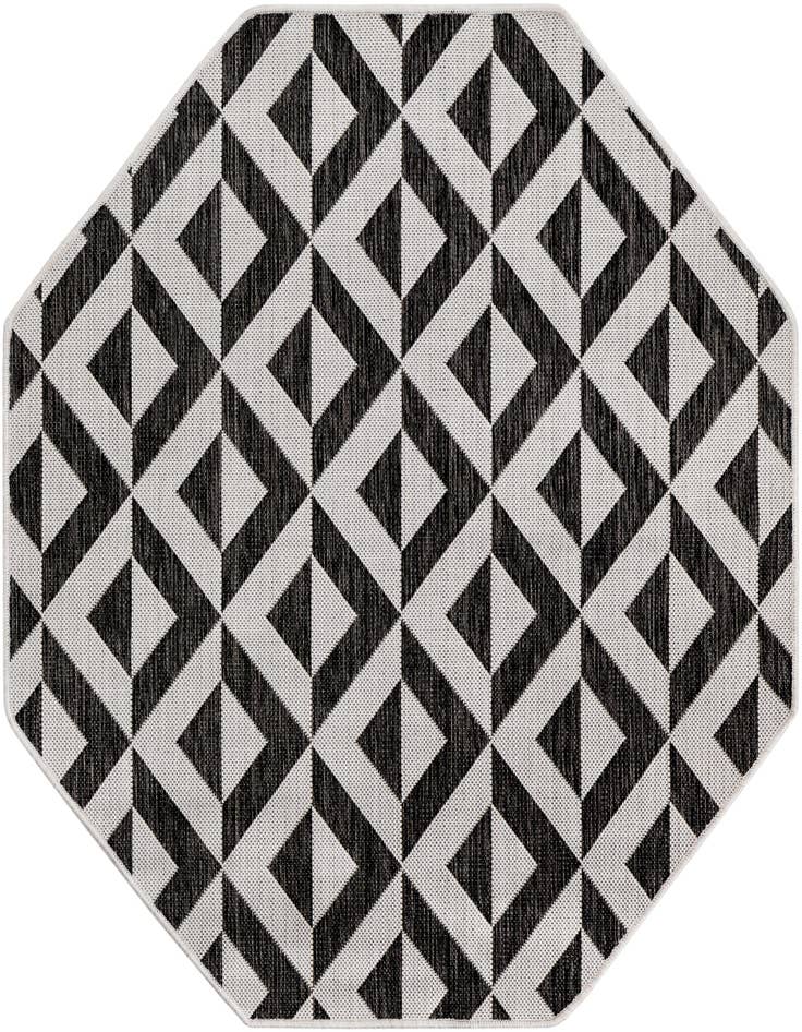 Detail image of 4' 1 x 4' 1 Easy-Clean Jill Zarin Indoor / Outdoor Octagon Rug