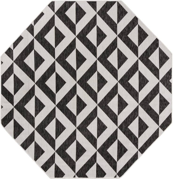Detail image of 7' 10 x 7' 10 Easy-Clean Jill Zarin Napa Indoor / Outdoor Octagon Rug