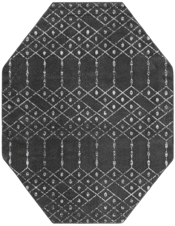 Detail image of 7' 10 x 7' 10 Paxon Trellis Octagon Rug