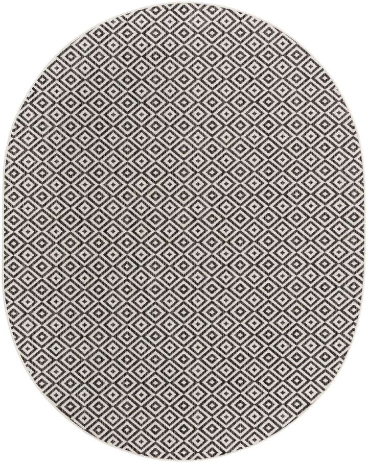 7' 10 x 10' Easy-Clean Jill Zarin Costa Rica Indoor / Outdoor Oval Rug