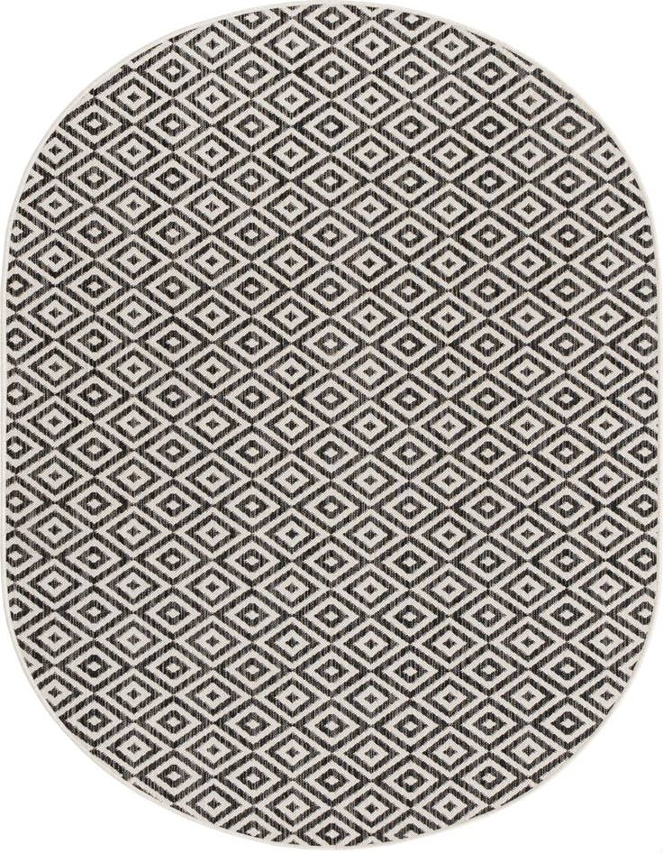 Detail image of 5' 3 x 8' Easy-Clean Jill Zarin Costa Rica Indoor / Outdoor Oval Rug