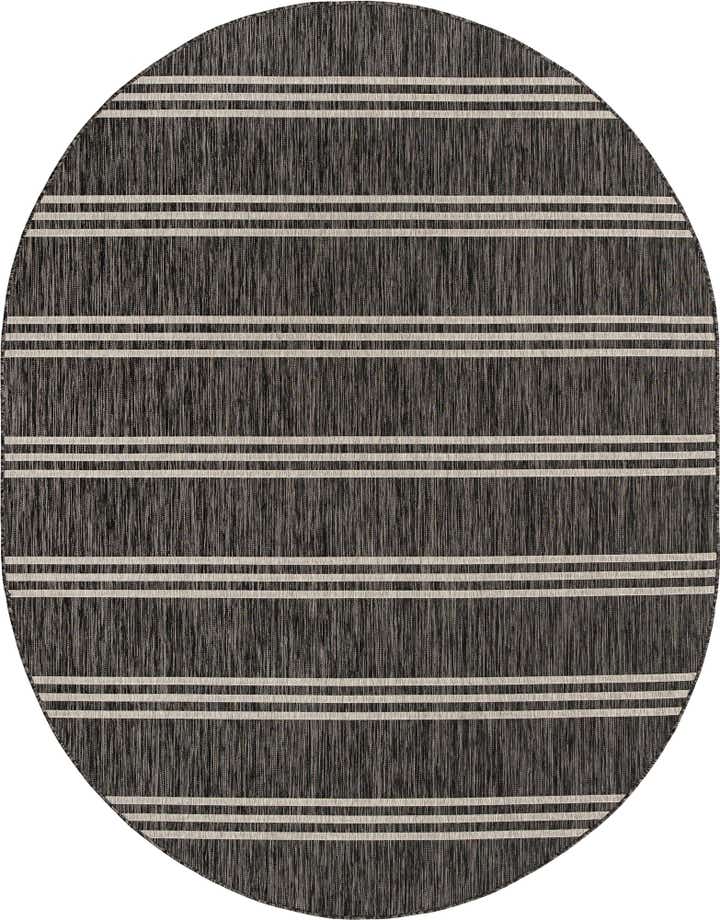7' 10 x 10' Easy-Clean Jill Zarin Anguilla Indoor / Outdoor Oval Rug